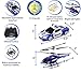 Haktoys ATS HAK329/S339 Mini 3.5 Channel Enforcement Team Police RC Helicopter and RC Car Set with Gyroscope and Flashing LED Lights | Ready to Fly and Drive | RC Hobby Toy for Kids, Teens and Adults