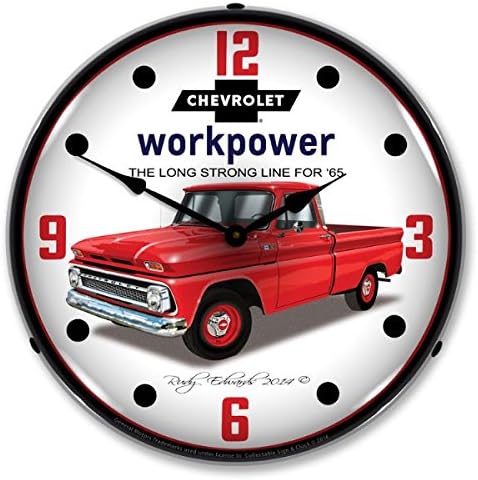 Lighted 1965 Chevrolet Truck Clock