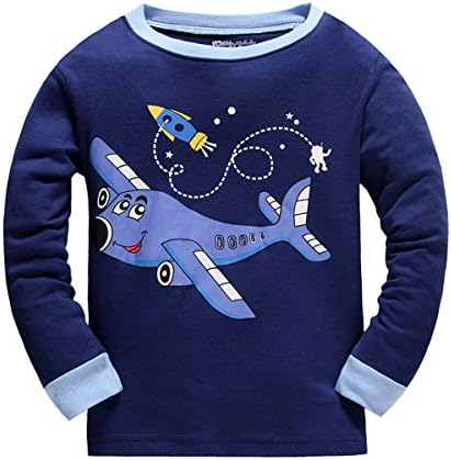Tkala Boys Christmas Pajamas Girls children Clothes Set Dinosaur 100% Cotton Little Kids PJS Sleepwear