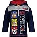 Paw Patrol Boys' Fleece Hoodie Pullover Sweatshirt with Zipper, Navy