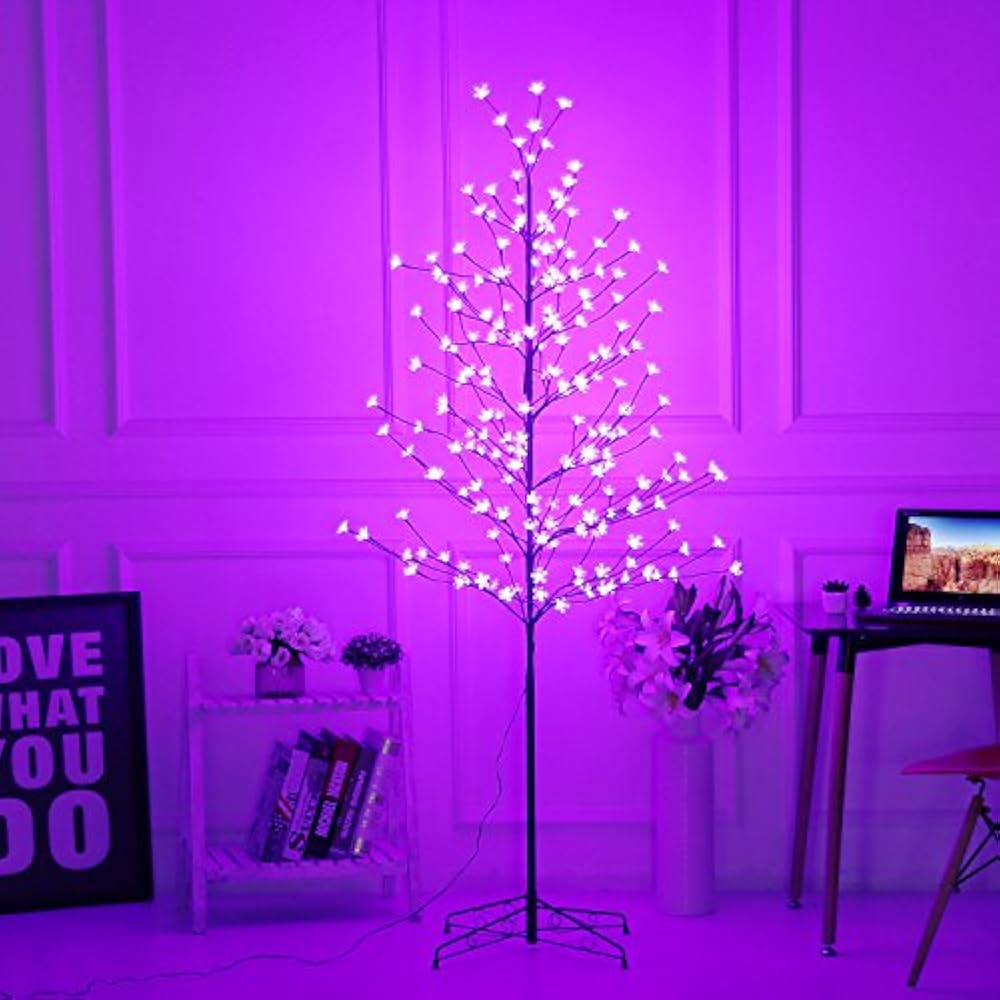 LED Cherry Blossom Tree 6ft 208L " Indoor And Outdoor Decoration