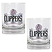 NBA Two Piece Rocks Glass Set - Primary Logo