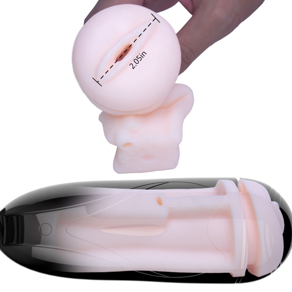 Masturbator Pocket Weyes Realistische Vagina Masturbator Sex Produkte für männer (Schwarz)