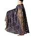 B BANGKOK PANTS Women's Boho Maxi Skirt Bohemian Print (Bohorose Grey, One Size)
