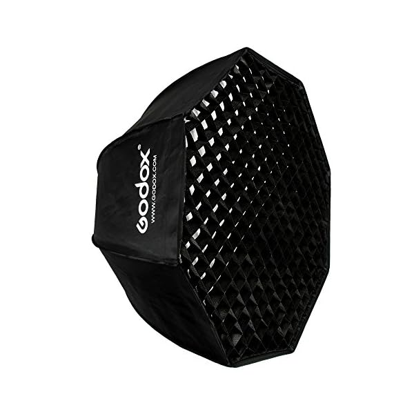 Godox SB-UE Softbox, 80 cm tragbar achteckig Softbox mit Bowens-Halterung für Blitzgerät – Bild 5