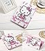 Apple New iPad 9.7 case 2017 2018 ipad 5th 6th Generation A1822 A1823 A1893 A1954, Hello Kitty Design Folio Style PU Leather Hard Case for Apple New iPad 9.7 inch Case 2018 2017 Generation , Pink
