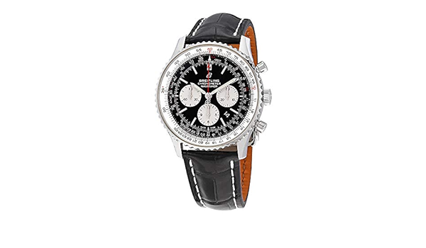 Amazon.com: Breitling Navitimer 1 Chronograph Black Dial Men's Watch  AB0127211B1P2 : Clothing, Shoes \u0026 Jewelry