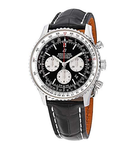 Breitling Navitimer 1 B01 Black Chronograph Dial Automatic Men's Watch AB0127211B1P2