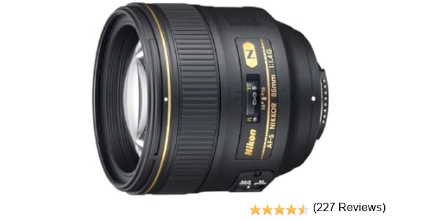 Nikon AF-S 85MM F1.4G - Objetivo para Montura F (Distancia Focal ...