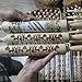 Christmas Wooden Rolling Pins Engraved Embossed Deep Printing, Elk Christmas Symbols Pattern Embossing Rolling Pin, Kitchen Baking Tool for Embossed Cookies Waffles Pastry Dough Pies (Rolling Pin)