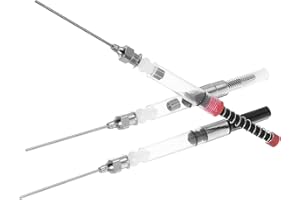 iplusmile 6pcs Fountain Pen Ink Syringe Filler with Removable Blunt Needle Tip Spring Converter for Smooth Ink