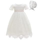 Meiqiduo Baby Girls Lace Dress Christening Baptism