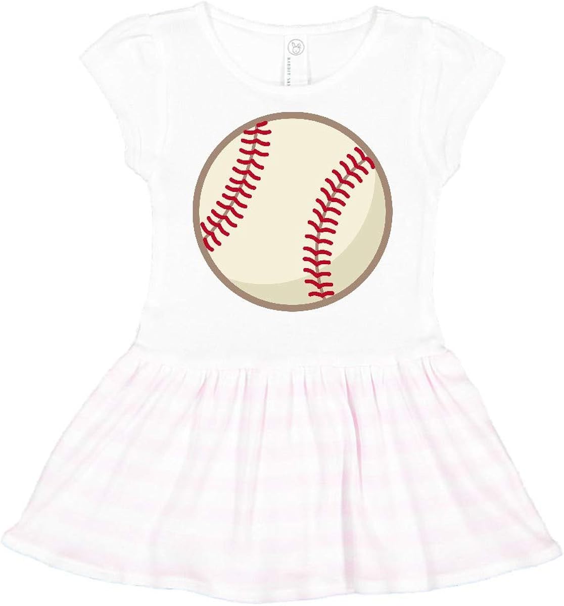 inktastic Baseball Sports Ball Toddler Dress Clothing