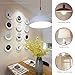 LOHAS G25 LED Globe Light Bulbs, 9W Vanity Round Light Bulb (60W Equivalent) 800LM, E26 Base Daylight 5000K Globe Light Bulbs, G25 LED for Makeup Mirror, Bathroom, Dressing Room, Not-Dimmable, 3 Pack