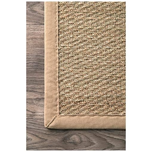 nuLOOM Elijah Farmhouse Seagrass Area Rug, 8' x 10', Beige Beachfront