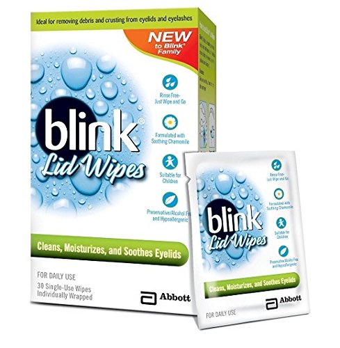 Blink Lid Wipes, 30 Single Use Wipes Per Box (6 Boxes)