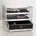 Acrylic Deluxe 3-Drawer Jewelry Chest