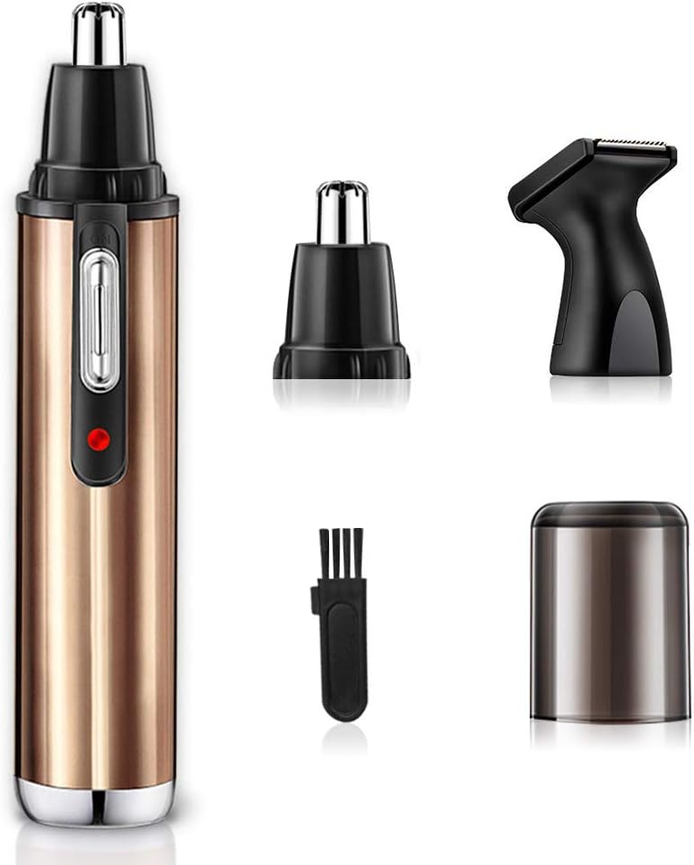PLYRFOCE Nose Hair Trimmer for Men, Ear Nose Trimmer, Nose Hair Remover, Rechargeable Nose Trimmer with Miniature Shaving Head,Also Works as a Ear Hair Remover