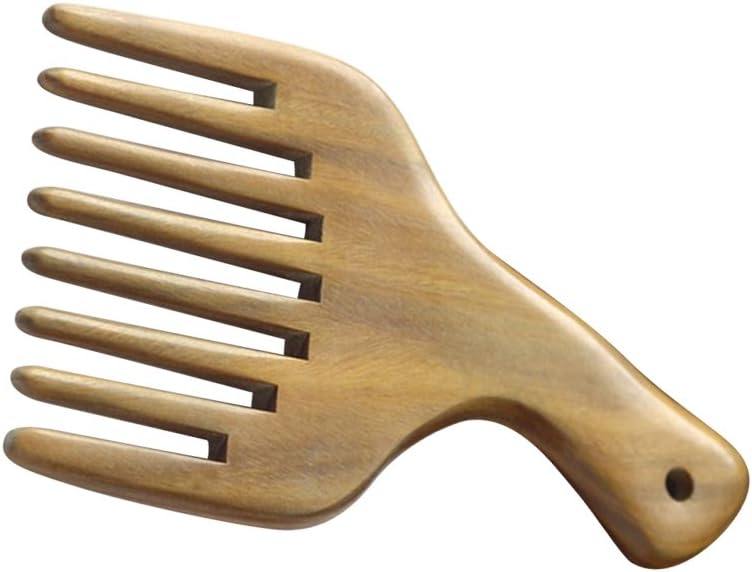 Hair Pick-FRCOLOR Wooden Sandalwood Comb Afro Hair Pick Hair Lift Combs, pic. 1 - Image 3