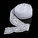 KINGSO 10 Yards Retro White Crochet Scallop Embroidered Lace Trim DIY Craft