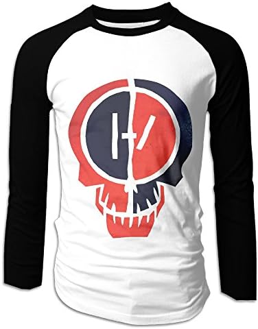 Twenty One Pilots Heathens Long Sleeve Athletic Raglan Tshirt Men's