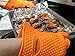 BBQ Grilling Gloves Oven Mitts Gloves for Cooking Baking Barbecue Potholder（Orange）