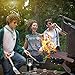 Exblue Fireplace Bellows Wood Hand Bellows Fire Blower Tool Brown Fire Bellows Fireplace BBQ Camping Small Broom Set