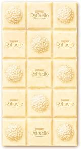 Ferrero Raffaello Luxury White Chocolate Bar 90g Coconut Almond Filling view 3