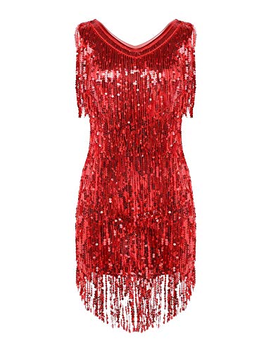 iiniim Women's Sparkly V Neck Sequin Fringe Tassel Nigeria Ubuy