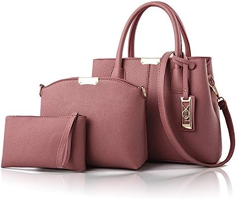 バッグ レディース ハンドバッグ レディース トートバッグ ショルダーバッグ カバン 通勤 防水 鞄女性用 3点セット2way 切り替え色 底鋲 ビジネス 入学式 誕生日プレゼント