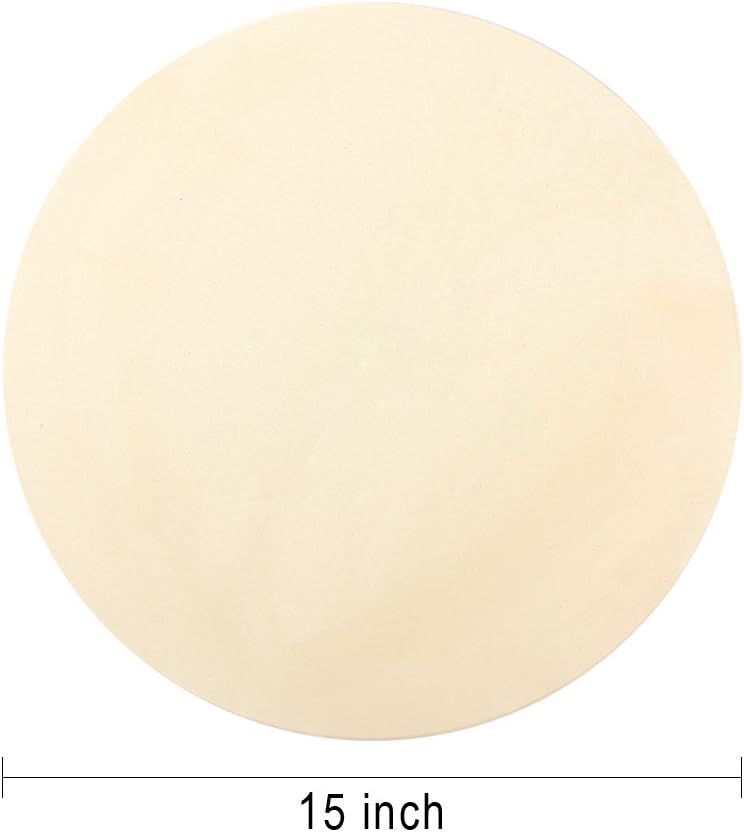 Dracarys 15" Round Pizza Stone Baking Stones for Grill and Oven, Big Green Egg Accessories, Heavy Duty Ceramic Pizza Grilling Pan, Thermal Shock Resistance Perfect for Baking Crisp Crust Pizza : Garden & Outdoor