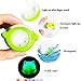HLXY Bath Toys for Kids 8 Pack Light up Toys Flashing Colourful Light Baby Shower Bathtime Bathtub Toys For Kids and Toddler Rubber Cat Octopus Frog Bear Rabbit Seal Egg and Chick