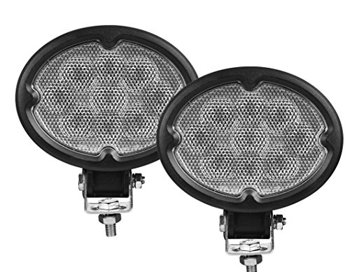 Ourbest 36W 5.5 Inch Led Off Road Light Oval Flood Led Fog Light for Truck, Jeepwarngler, Off Road, Atv, Utv, Polaris Ranger, Razor, Ridig, SUV Lighting Pack of 2