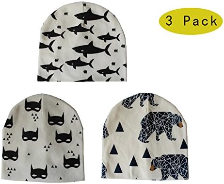 XIMAN Infant Toddler Baby Unisex Cotton Soft Lovely Newborn Kids Hat Beanies Caps(A-Mix Color)