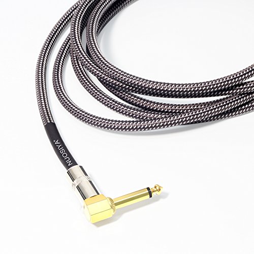 image for NUOSIYA 1/4 Inch Guitar TS Cable 10 Ft Electric Guitar Musical Intrume