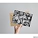 Barcaloo 36 Blank Thank You Cards - Bulk 4x6 Cute Chalkboard Cards with Envelopes for Men & Women