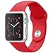 For Apple Watch Band,Goodidus Soft Silicone Fitness Replacement Sport Band for Apple Watch L Size(Red 42MM)