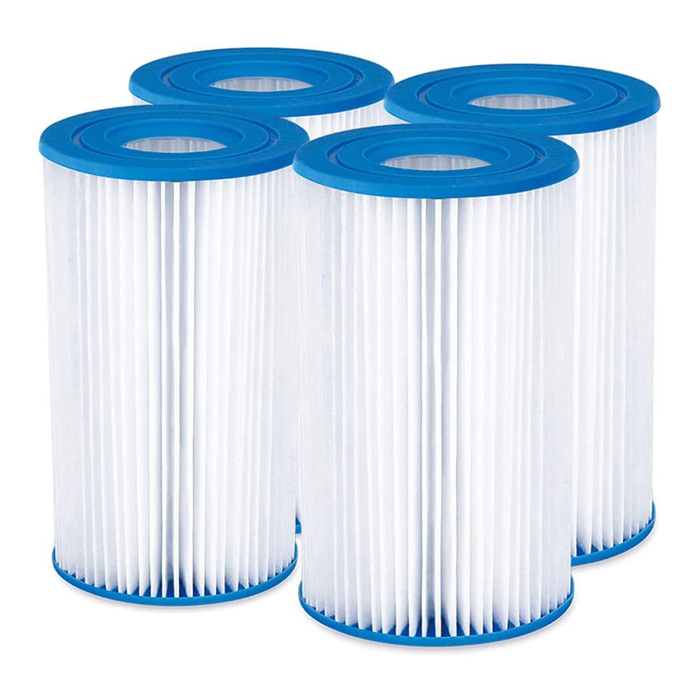 YanBan Replacement Type A/C Filters Compatible with Best-way 58012 Filter Cartridge, Pack of 4 Pool Pump Filter for Best-way Type Ⅲ Filter Cartridges
