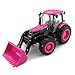 1/16th BIG FARM Case IH PINK Tractor with Removable Loader