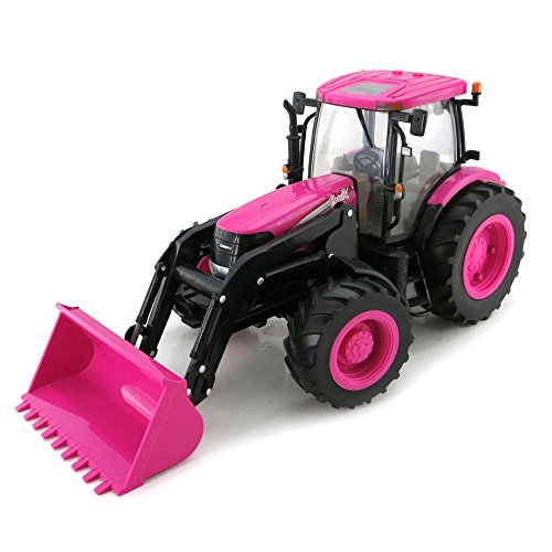 1/16th BIG FARM Case IH PINK Tractor with Removable Loader