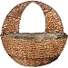 Gardman R496 Rustic Rattan Hanging Wall Basket, 16" Wide x 9" Deep
