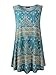 Veranee Women's Sleeveless Swing Tunic Summer Floral Flare Tank Top XXX-Large 6-21