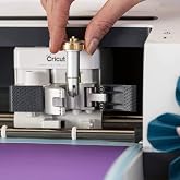 Cricut Scoring Wheel Replacement Tip, Patented Wheel Design, Up to 10X More Pressure, Crisp Creases on Basic Materials, for Personalized Crafts, Compatible with Cricut Maker Cutting Machine, Silver
