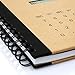 Betterhill Spiral Notebook with Solar Powered Calculator and Sticky Notes -  A5(8 Inch x 6.8 Inch)