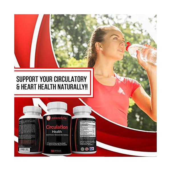 Blood Circulation Health Supplement for Vein Health & Artery Health L