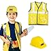 OUTAD Children's Engineer Role Play Costume Set, Ages 3-6 yrs