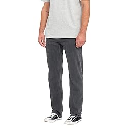 Volcom Men's Solver Denim Jean, Neutral Grey