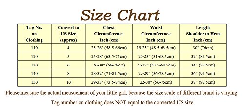 Dressy Daisy Girls' Princess Belle Costumes Princess Dresses Halloween Fancy Dress Size 4