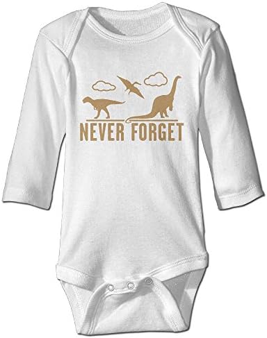 Lmiongh Baby Boys Girls Never Forget - Dinosaurs Long-Sleeve Jumpers