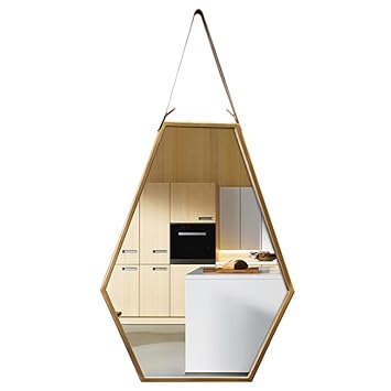 Amazon Com Wall Mirror Metal Frame Hd Makeup Mirror Bedroom